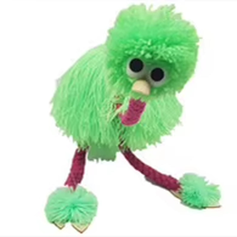 Puppet Ostrich Magic Tricks Handicraft Vintage Wire-Controlled Puppetry Interactive Educational Toys for Children