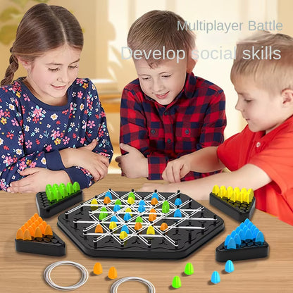 Chain Triangle Chess Splendor Duel Board Game – Strategic Family Logic Game for Kids & Adults
