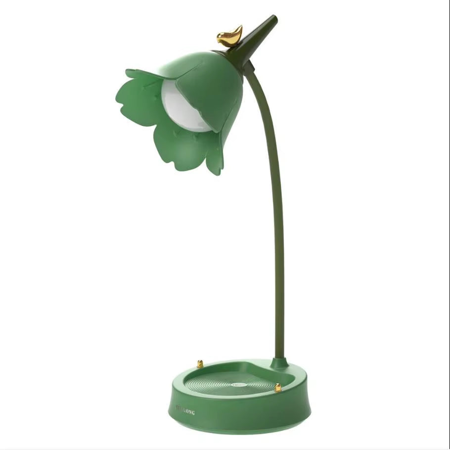 Flower LED Desk Lamp – Touch Control Eye-Caring Reading Light for Bedroom, Study Desk & Home Office
