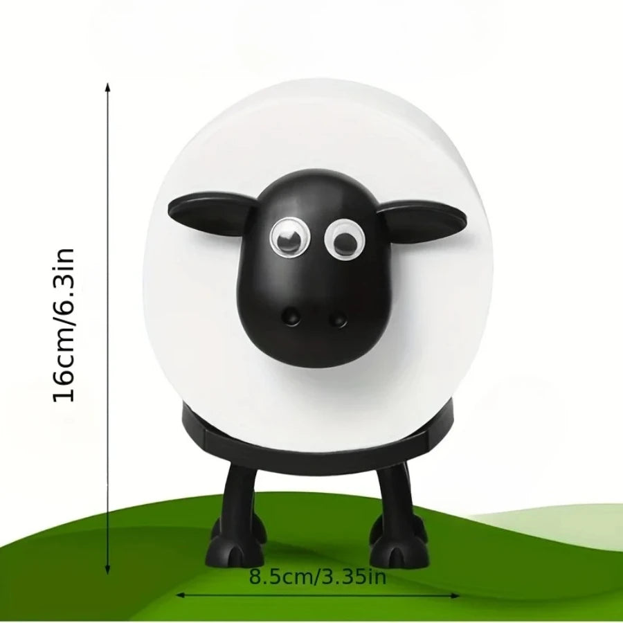 Cute Animal Toilet Paper Holder – Funny Freestanding Bathroom Tissue Roll Holder for Home Décor