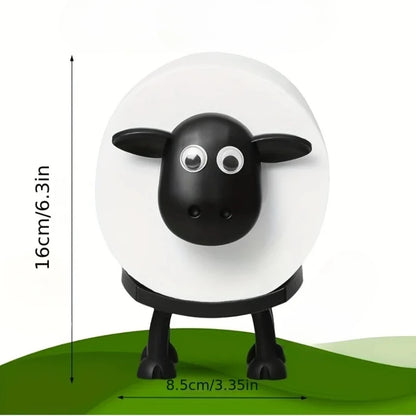 Cute Animal Toilet Paper Holder – Funny Freestanding Bathroom Tissue Roll Holder for Home Décor