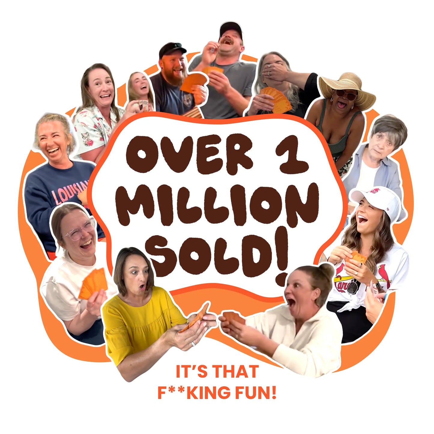 Go F* Yourself Adult Card Game – Hilarious Party Game for 3–10 Players, 52 Funny Cards, Fast & Easy to Learn, Perfect for Game Nights, White Elephant Gifts & Stocking Stuffers