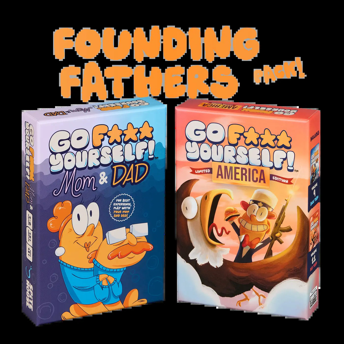 Go F* Yourself Adult Card Game – Hilarious Party Game for 3–10 Players, 52 Funny Cards, Fast & Easy to Learn, Perfect for Game Nights, White Elephant Gifts & Stocking Stuffers