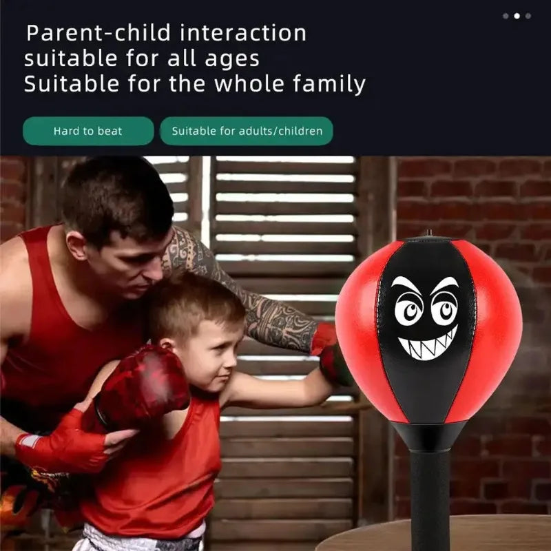 Kids Punching Bag Toy with Suction Cup – Desktop Stress Relief Boxing Ball for Fun Exercise & Active Play