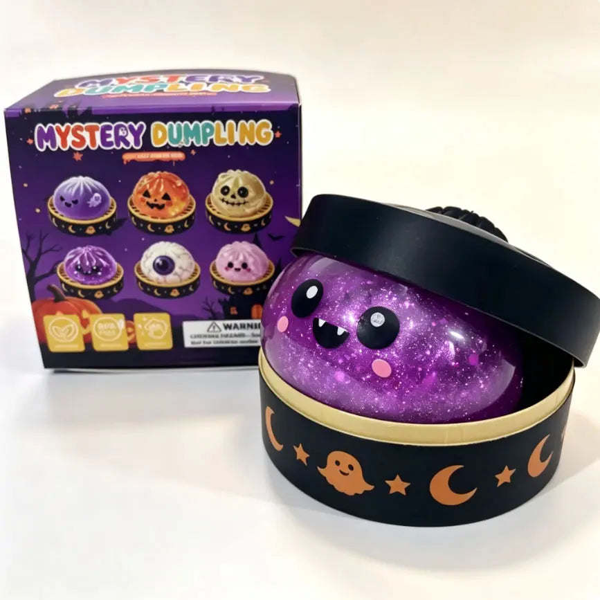 Cute Halloween Ghost Squishy Toy Set – Portable Stress Relief Squeeze Toys for Kids & Adults, Party Favors & Holiday Gifts