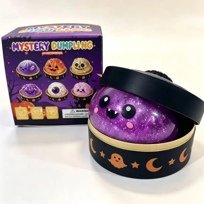 Cute Halloween Ghost Squishy Toy Set – Portable Stress Relief Squeeze Toys for Kids & Adults, Party Favors & Holiday Gifts