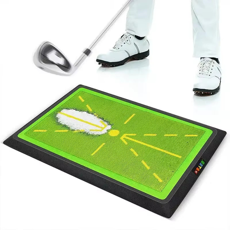 Golf Swing Training Mat – Impact Strike Detection Pad with Swing Path Feedback for Beginners & Practice