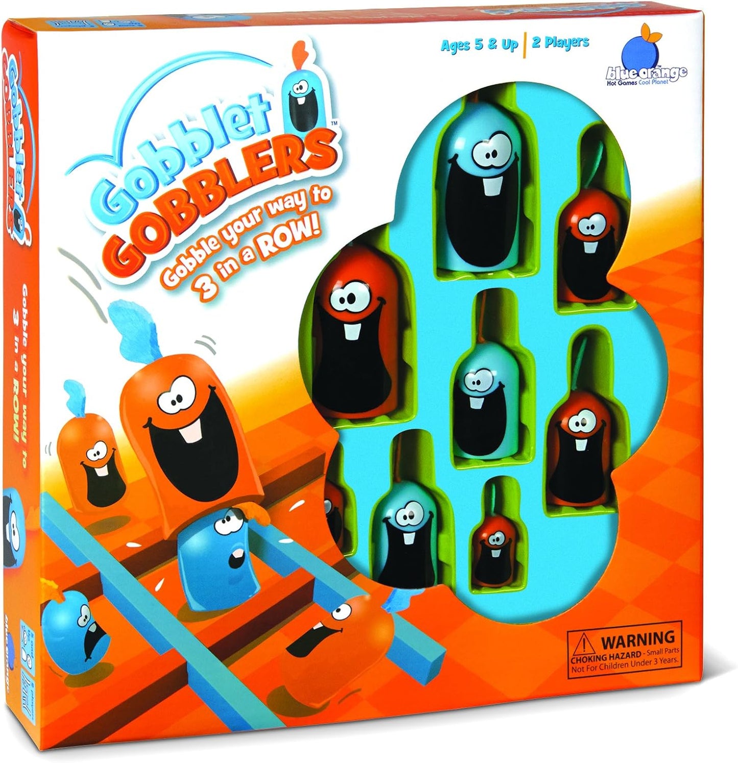 Gobblet Gobblers Tic Tac Toe Strategy Board Game – Fun Family Game for Kids & Adults, Educational STEM Puzzle, Award-Winning Plastic Game
