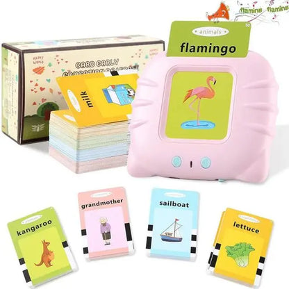 Talking Flash Cards for Kids – Interactive Electronic English Learning Toy with Audio, Educational Sight Word Reader for Toddlers, Preschool & Kindergarten