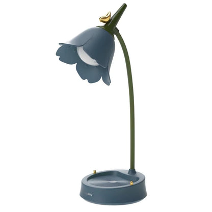 Flower LED Desk Lamp – Touch Control Eye-Caring Reading Light for Bedroom, Study Desk & Home Office