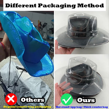 LED Light-Up Bride Cowgirl Hat – Pearlescent Glowing Cowboy Cap for Bachelorette Parties, Bridal Showers & Festivals