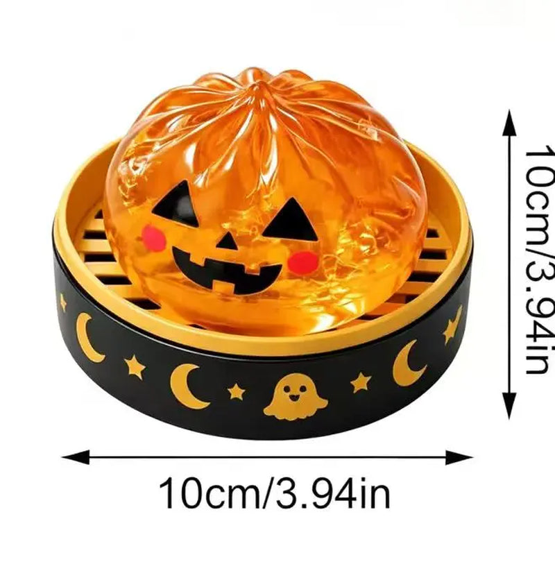 Cute Halloween Ghost Squishy Toy Set – Portable Stress Relief Squeeze Toys for Kids & Adults, Party Favors & Holiday Gifts