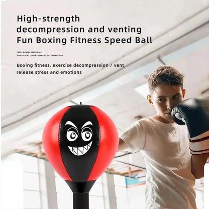 Kids Punching Bag Toy with Suction Cup – Desktop Stress Relief Boxing Ball for Fun Exercise & Active Play