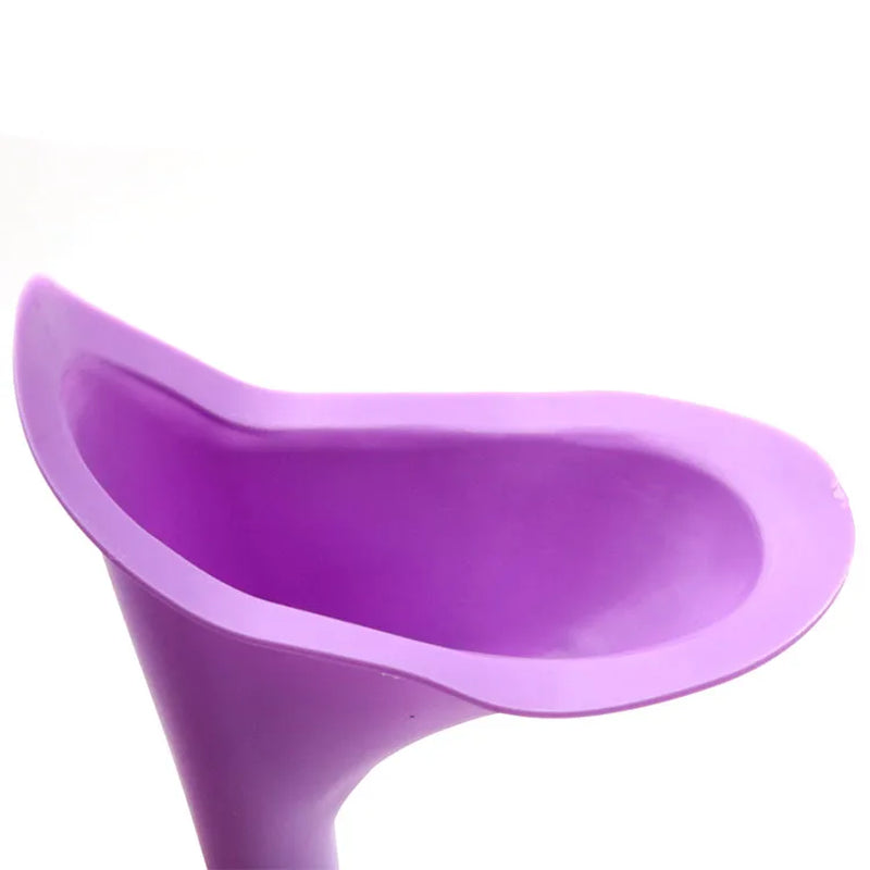 Portable Female Urinal – Soft Silicone Stand-Up Pee Device for Camping, Hiking, Travel & Outdoor Adventures