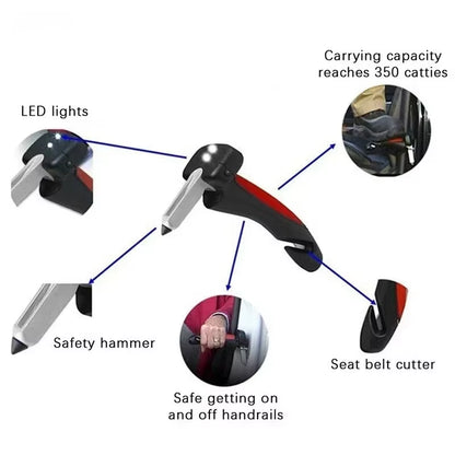 Car Door Assist Handle – Portable Non-Slip Vehicle Support Handle for Elderly, Seniors & Mobility Assistance