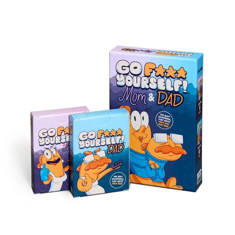 Go F* Yourself Adult Card Game – Hilarious Party Game for 3–10 Players, 52 Funny Cards, Fast & Easy to Learn, Perfect for Game Nights, White Elephant Gifts & Stocking Stuffers