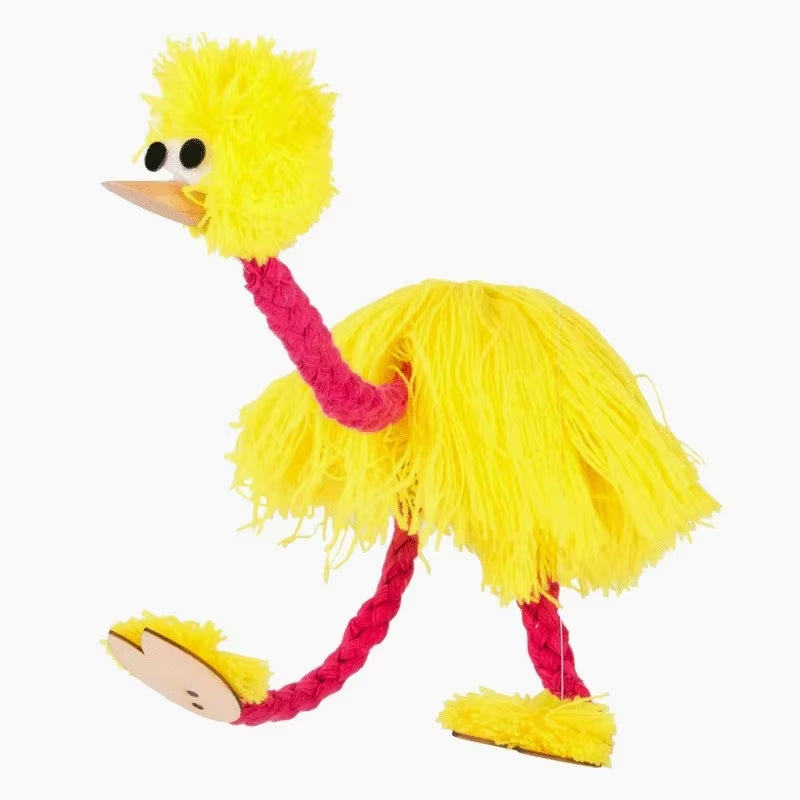 Puppet Ostrich Magic Tricks Handicraft Vintage Wire-Controlled Puppetry Interactive Educational Toys for Children