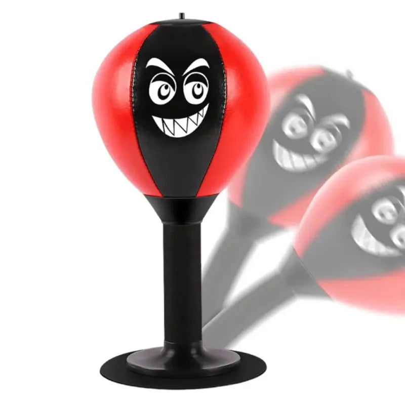 Kids Punching Bag Toy with Suction Cup – Desktop Stress Relief Boxing Ball for Fun Exercise & Active Play