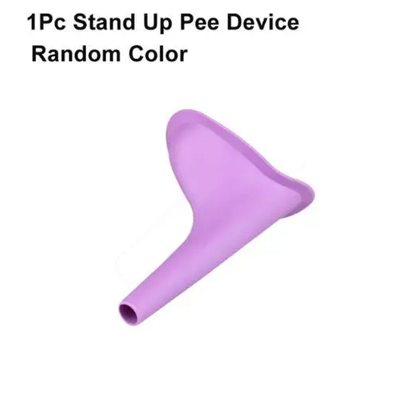 Portable Female Urinal – Soft Silicone Stand-Up Pee Device for Camping, Hiking, Travel & Outdoor Adventures