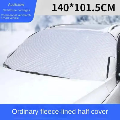 Universal Car Windshield Sun Shade Cover – Waterproof Snow, Ice & UV Protection for Front Windscreen