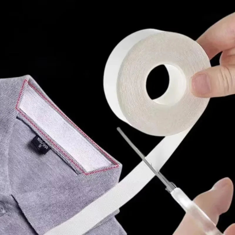 Disposable Collar & Hat Sweat Protection Tape – Self-Adhesive Sweat-Absorbent Anti-Stain Liner Roll