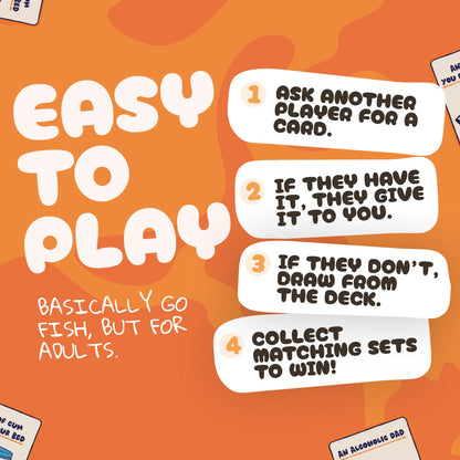 Go F* Yourself Adult Card Game – Hilarious Party Game for 3–10 Players, 52 Funny Cards, Fast & Easy to Learn, Perfect for Game Nights, White Elephant Gifts & Stocking Stuffers