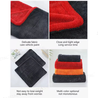 Premium 1200GSM Microfiber Car Drying Towel – Ultra Absorbent Scratch-Free Auto Detailing Cloth