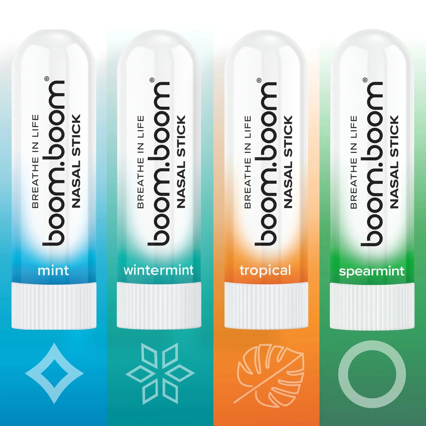BoomBoom Nasal Stick – Essential Oil Nasal Inhaler with Vapor Flow Technology for Refreshing, Easy Breathing & Daily Wellness