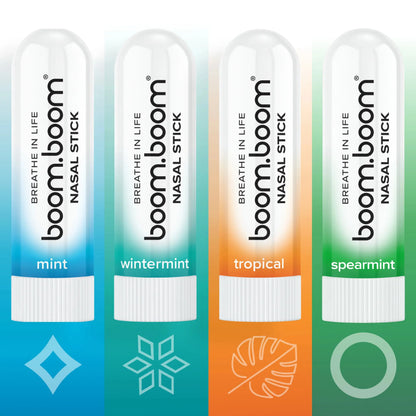 BoomBoom Nasal Stick – Essential Oil Nasal Inhaler with Vapor Flow Technology for Refreshing, Easy Breathing & Daily Wellness