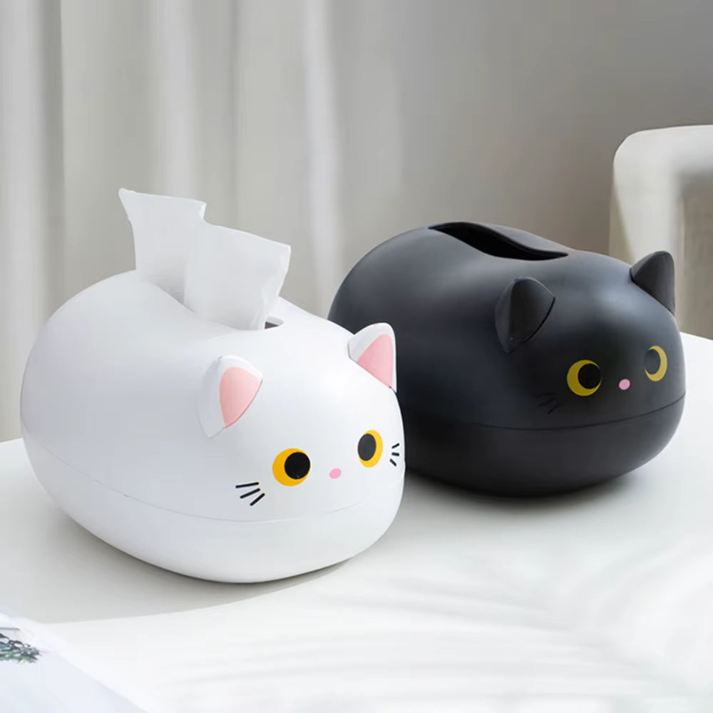 Cute Cartoon Tissue Box Cover – Multifunctional Decorative Tissue Holder for Home, Living Room, Dining Table & Coffee Table