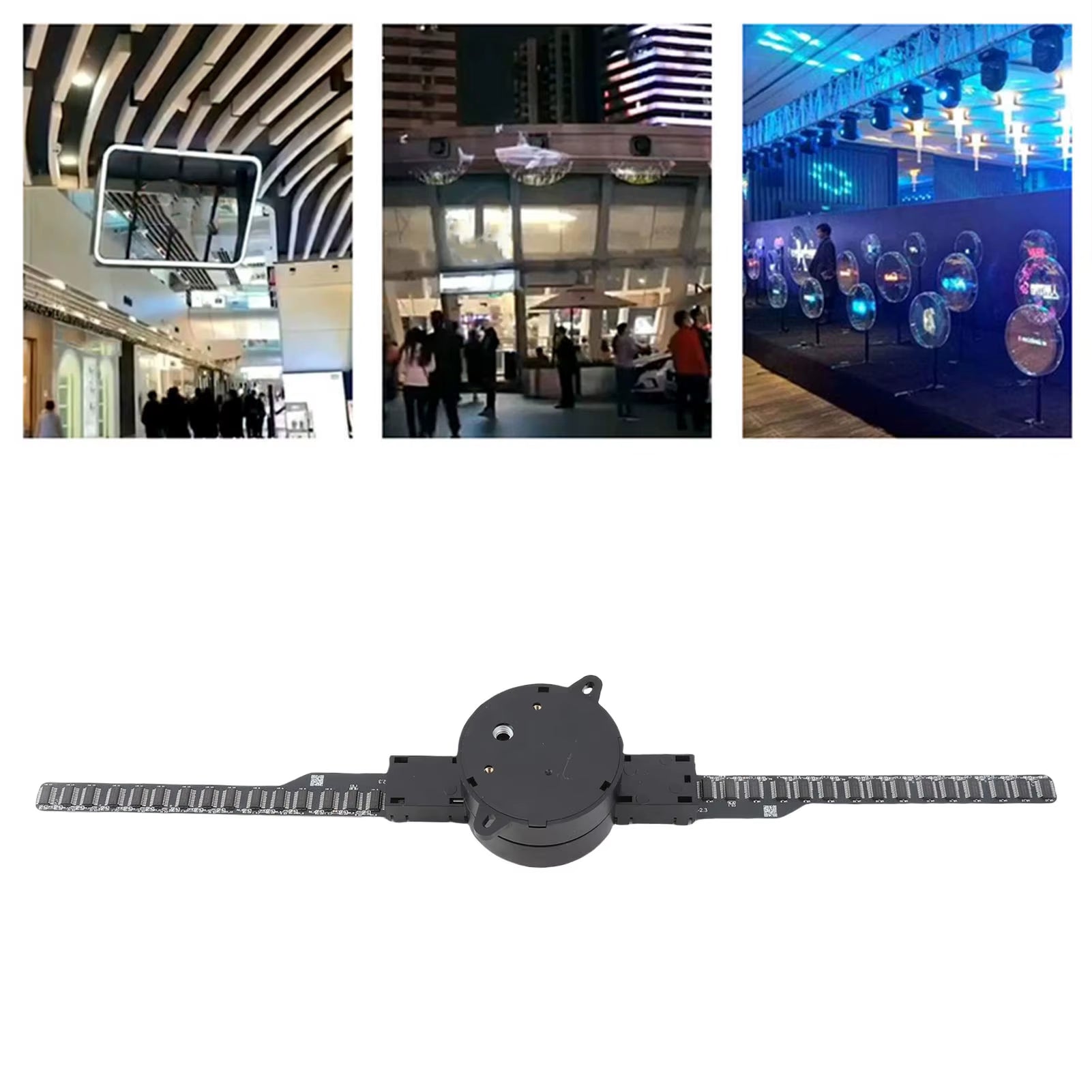 16.5" WiFi 3D Hologram Fan Display – 224 LED Advertising Projector for Business, Retail Stores & Events (2000×224 HD)