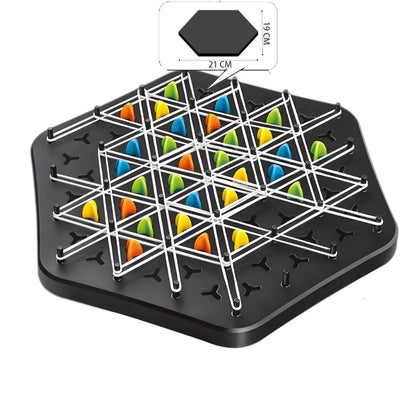 Chain Triangle Chess Splendor Duel Board Game – Strategic Family Logic Game for Kids & Adults