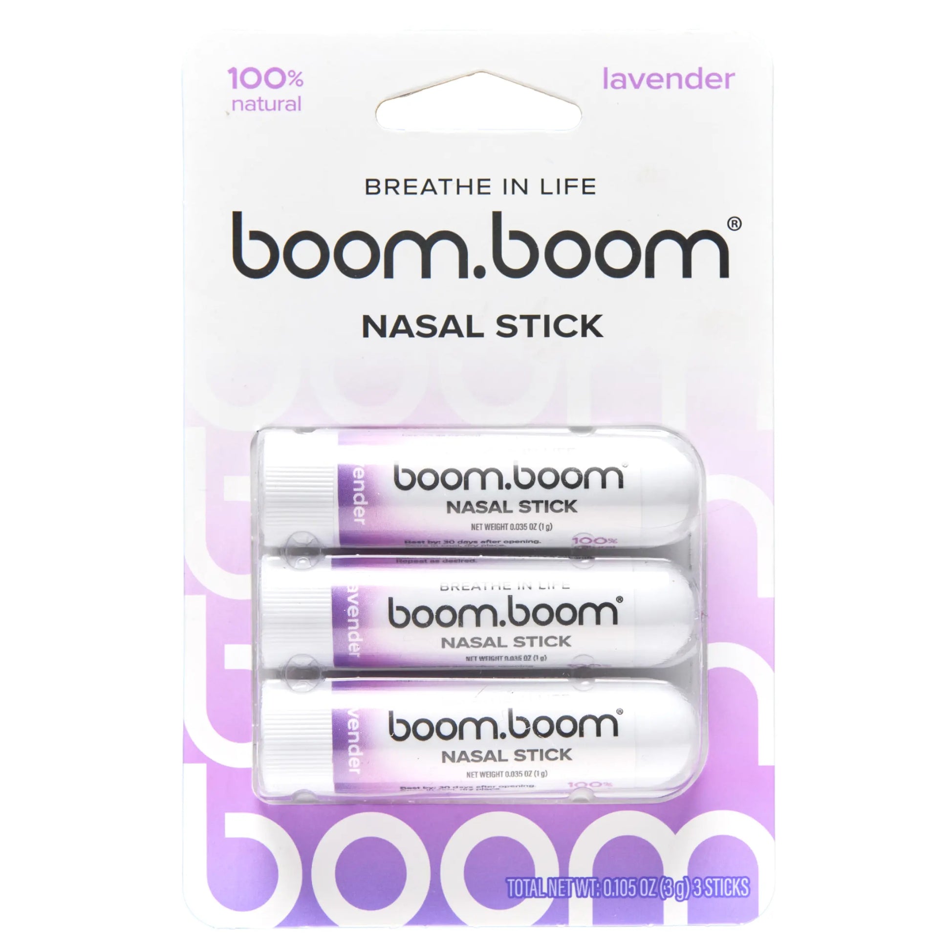 BoomBoom Nasal Stick – Essential Oil Nasal Inhaler with Vapor Flow Technology for Refreshing, Easy Breathing & Daily Wellness