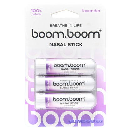 BoomBoom Nasal Stick – Essential Oil Nasal Inhaler with Vapor Flow Technology for Refreshing, Easy Breathing & Daily Wellness
