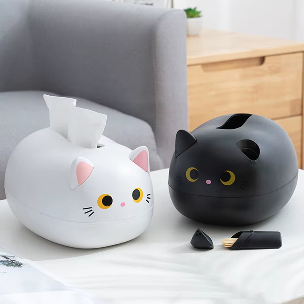 Cute Cartoon Tissue Box Cover – Multifunctional Decorative Tissue Holder for Home, Living Room, Dining Table & Coffee Table