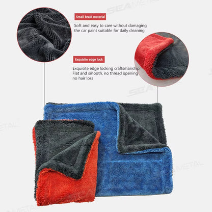 Premium 1200GSM Microfiber Car Drying Towel – Ultra Absorbent Scratch-Free Auto Detailing Cloth