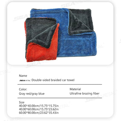 Premium 1200GSM Microfiber Car Drying Towel – Ultra Absorbent Scratch-Free Auto Detailing Cloth