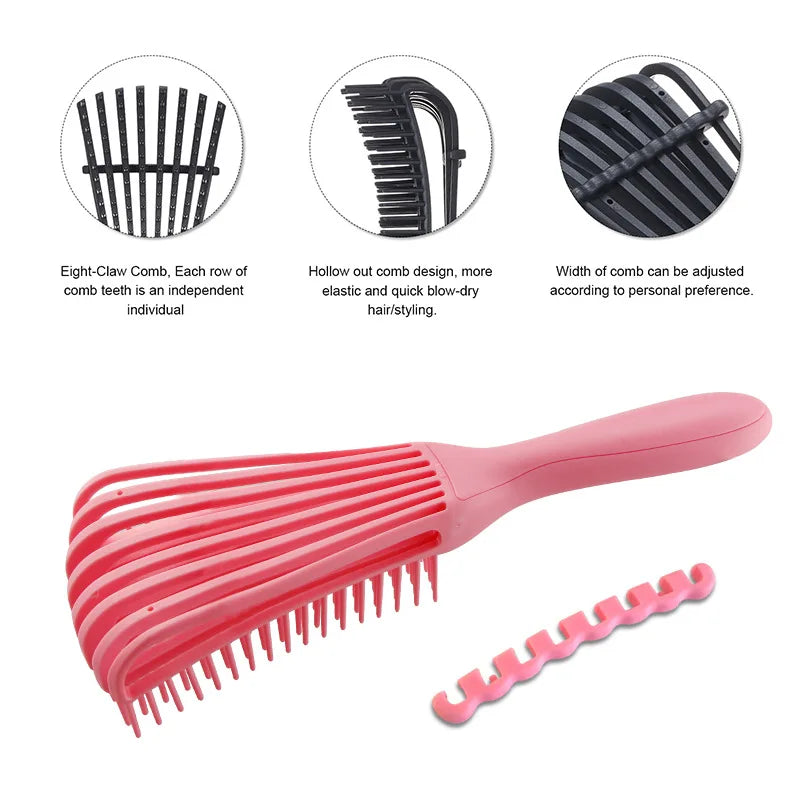 Detangling Hair Brush – Scalp Massage Hairbrush for Curly, Thick, Wet & Dry Hair Styling