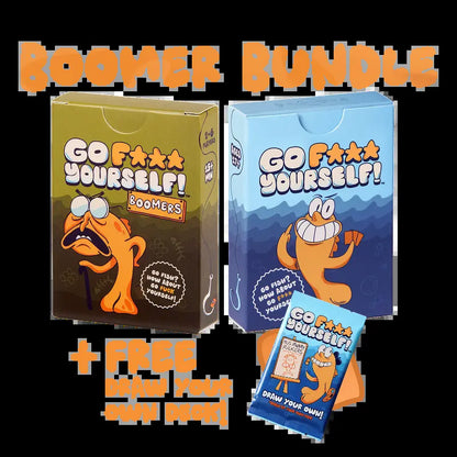 Go F* Yourself Adult Card Game – Hilarious Party Game for 3–10 Players, 52 Funny Cards, Fast & Easy to Learn, Perfect for Game Nights, White Elephant Gifts & Stocking Stuffers