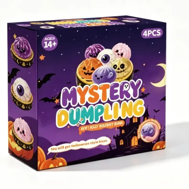 Cute Halloween Ghost Squishy Toy Set – Portable Stress Relief Squeeze Toys for Kids & Adults, Party Favors & Holiday Gifts