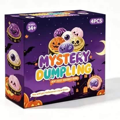 Cute Halloween Ghost Squishy Toy Set – Portable Stress Relief Squeeze Toys for Kids & Adults, Party Favors & Holiday Gifts
