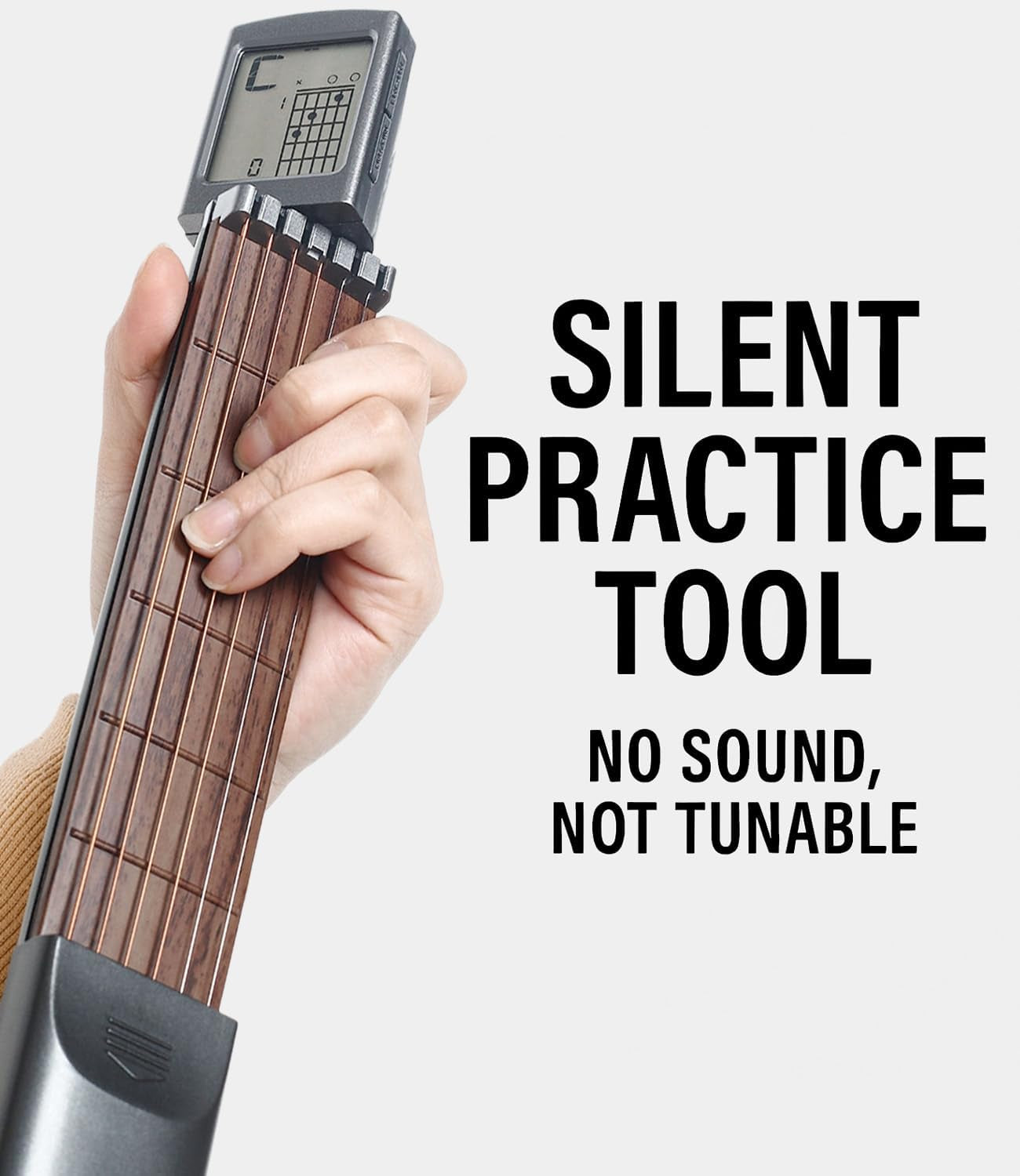 Pocket Guitar Chord Trainer – Portable Guitar Practice Tool with Rotating Chord Chart for Beginners & Travel