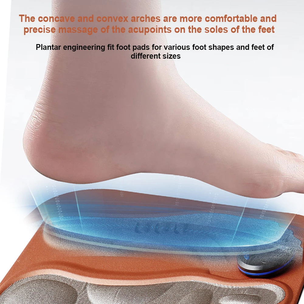 Rechargeable EMS Foot Massager Pad – Electric Muscle Stimulator Mat for Foot Relaxation, Pain Relief & Improved Circulation