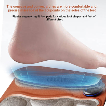Rechargeable EMS Foot Massager Pad – Electric Muscle Stimulator Mat for Foot Relaxation, Pain Relief & Improved Circulation