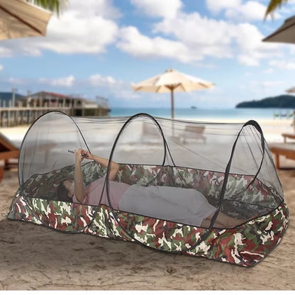 Waterproof Camping Mosquito Net Tent – Portable Folding Shelter with Single Door for Outdoor, Garden & Travel