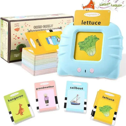 Talking Flash Cards for Kids – Interactive Electronic English Learning Toy with Audio, Educational Sight Word Reader for Toddlers, Preschool & Kindergarten