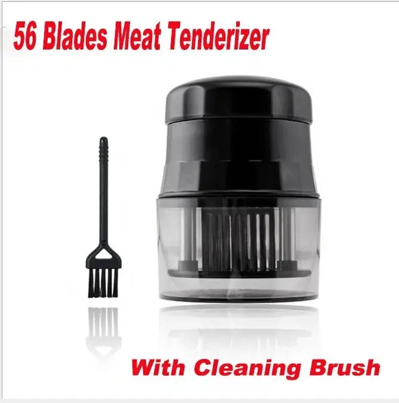 Professional 56-Blade Stainless Steel Meat Tenderizer – Heavy-Duty Steak, Beef & Poultry Tenderizing Tool for Faster Marinating and Juicier Meat