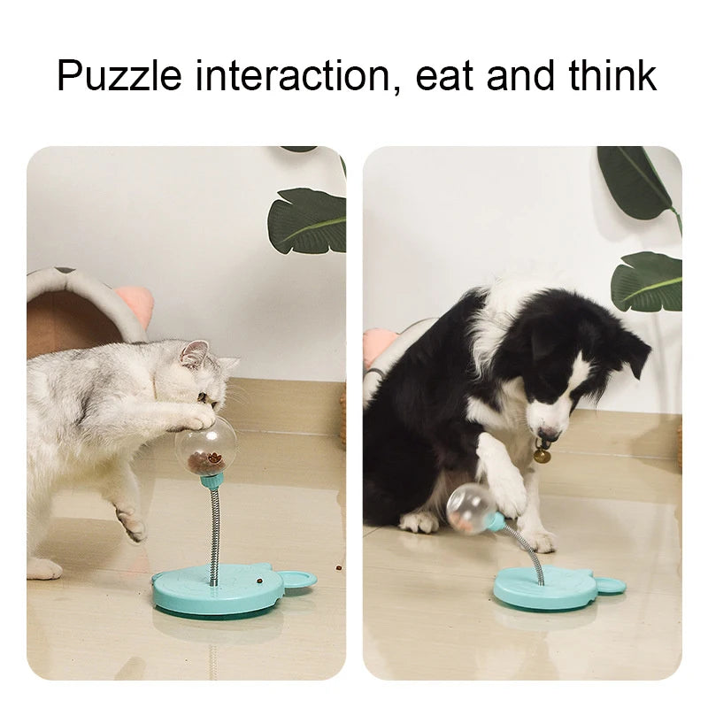Interactive Pet Treat Dispensing Puzzle Ball – Slow Feeder Food Toy for Dogs & Cats, IQ Training, Mental Stimulation & Fun Play