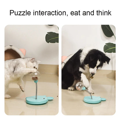 Interactive Pet Treat Dispensing Puzzle Ball – Slow Feeder Food Toy for Dogs & Cats, IQ Training, Mental Stimulation & Fun Play