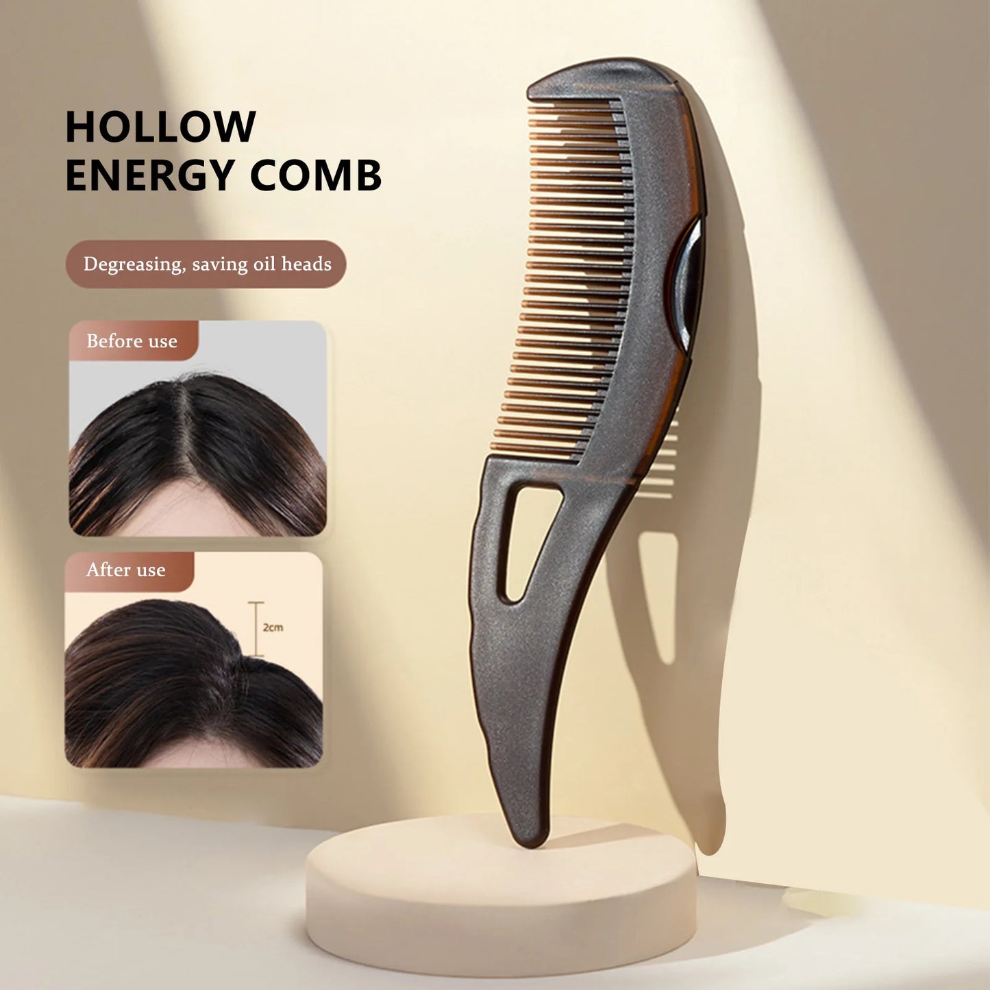 Scalp Massage Hair Comb – Detangling Hair Brush for Healthy-Looking Hair, Salon Styling & Everyday Hair Care